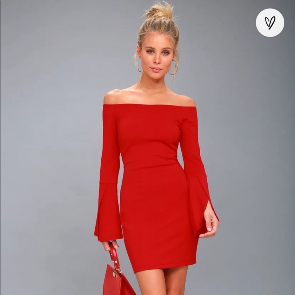 Lulus small red dress